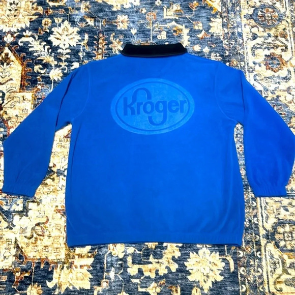 KROGER Grocer Supermarket General Manager Apparel Uniform Coat Jacket MED Unisex - Picture 1 of 17